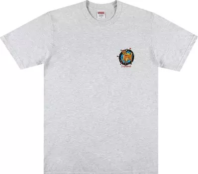Футболка Supreme Deer Tee 'Ash Grey', серый