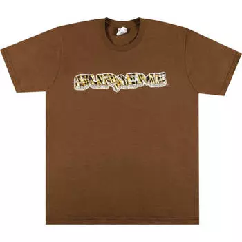 Футболка Supreme Diamond, коричневый