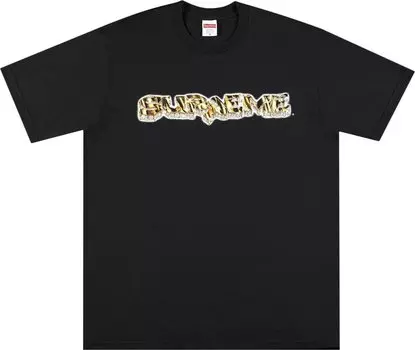 Футболка Supreme Diamond Tee 'Black', черный