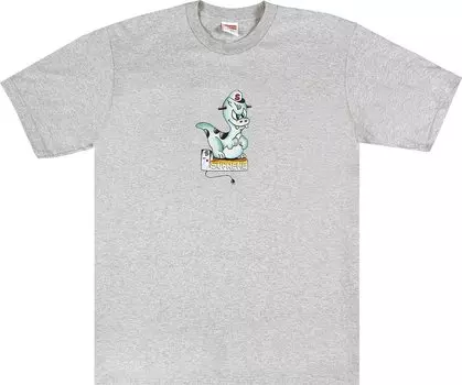 Футболка Supreme Dinosaur Tee 'Heather Grey', серый