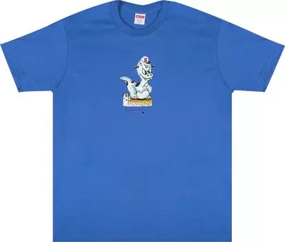 Футболка Supreme Dinosaur Tee 'Royal', синий
