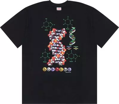 Футболка Supreme DNA Tee 'Black', черный