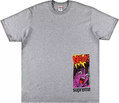 Футболка Supreme Does It Work Tee 'Heather Grey', серый