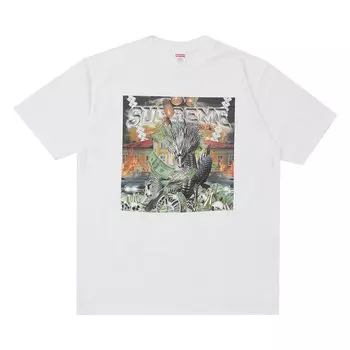 Футболка Supreme Dragon Tee 'White', белый