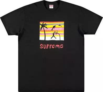 Футболка Supreme Dunk Tee 'Black', черный