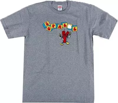 Футболка Supreme Dynamite Tee 'Heather Grey', серый