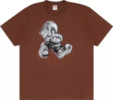 Футболка Supreme Elephant Tee 'Brown', коричневый