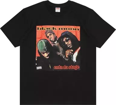 Футболка Supreme Enta Da Stage Tee 'Black', черный