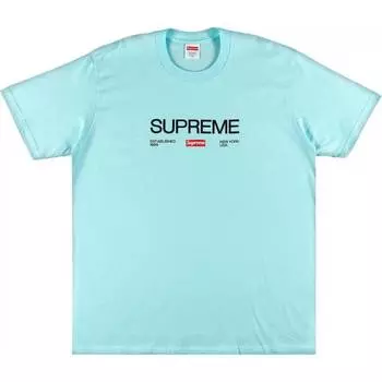 Футболка Supreme Est. 1994, бирюзовый