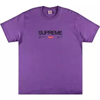 Футболка Supreme Est. 1994, фиолетовый