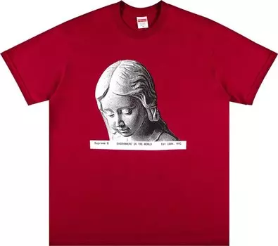 Футболка Supreme Everywhere Tee 'Cardinal', красный