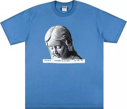 Футболка Supreme Everywhere Tee 'Dusty Light Royal', синий