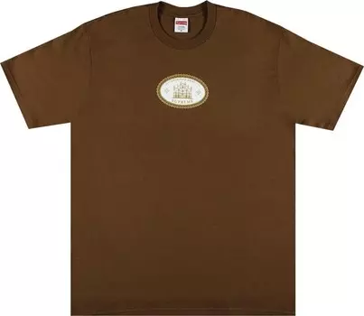 Футболка Supreme Experientia Tee 'Brown', коричневый