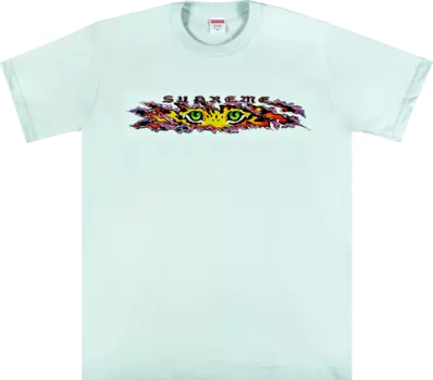 Футболка Supreme Eyes Tee 'Pale Blue', синий