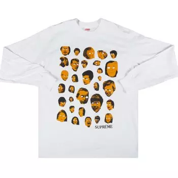 Футболка Supreme Faces T-Shirt 'White', белый