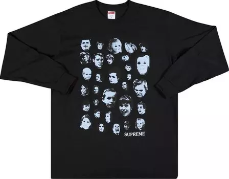 Футболка Supreme Faces T-Shirt 'Black', черный