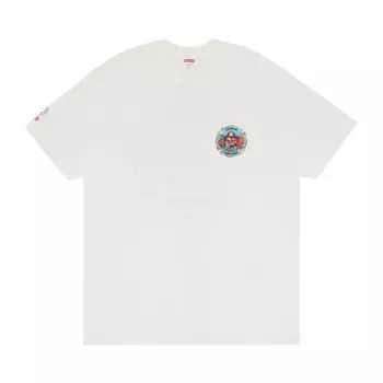 Футболка Supreme FDNY Engine 9 Tee 'White', белый