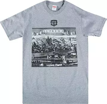 Футболка Supreme Fiorenza Tee 'Heather Grey', серый