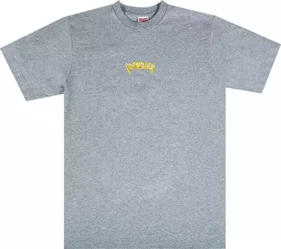 Футболка Supreme Fronts Tee 'Heather Grey', серый