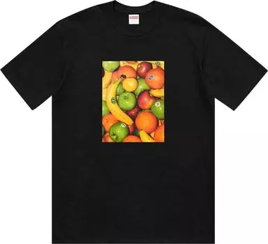 Футболка Supreme Fruit Tee 'Black', черный