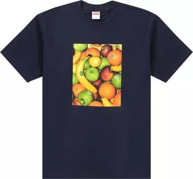 Футболка Supreme Fruit Tee 'Navy', синий