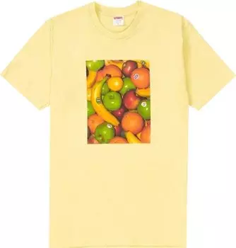 Футболка Supreme Fruit Tee 'Pale Yellow', желтый