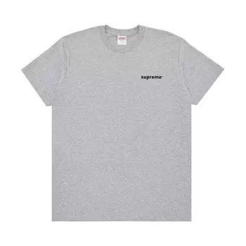 Футболка Supreme Fuck Money Tee, цвет Heather Grey