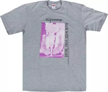 Футболка Supreme f*ck With Your Head T-Shirt 'Grey', серый