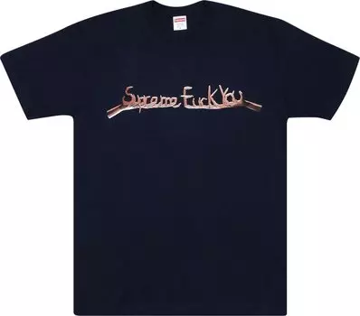 Футболка Supreme f*ck You Tee 'Navy', синий