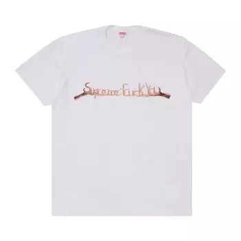 Футболка Supreme f*ck You Tee 'White', белый