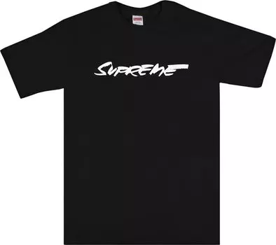 Футболка Supreme Futura Logo Tee 'Black', черный