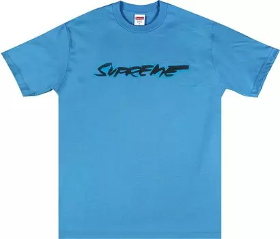 Футболка Supreme Futura Logo Tee 'Bright Blue', синий