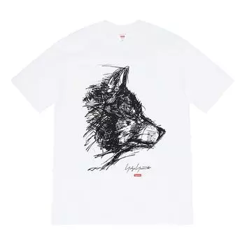 Футболка Supreme FW20 Week 4 x Yohji Yamamoto Tee 'Black White', черный