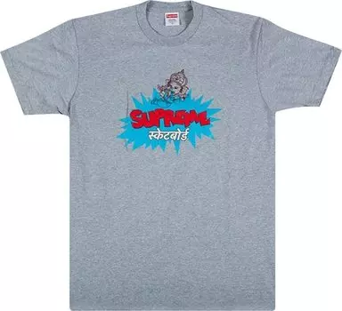 Футболка Supreme Ganesha Tee 'Heather Grey', серый