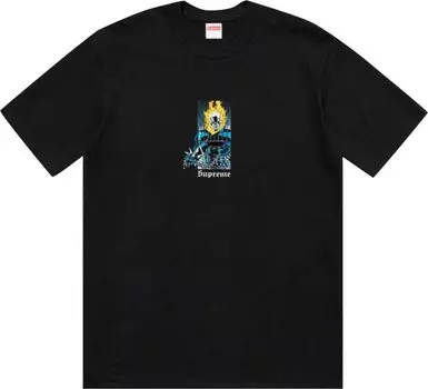 Футболка Supreme Ghost Rider Tee 'Black', черный