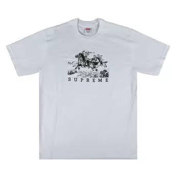 Футболка Supreme Gilbert and George LIFE Tee 'White', белый