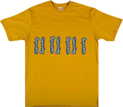 Футболка Supreme Gonz Logo T-Shirt 'Mustard', желтый