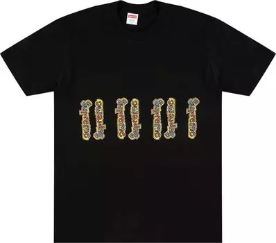 Футболка Supreme Gonz Logo Tee 'Black', черный