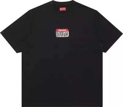 Футболка Supreme Gonz Nametag Short-Sleeve Top 'Black', черный