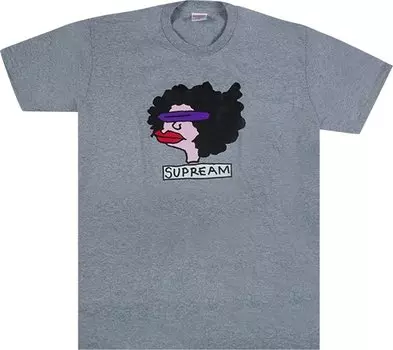 Футболка Supreme Gonz Tee 'Heather Grey', серый