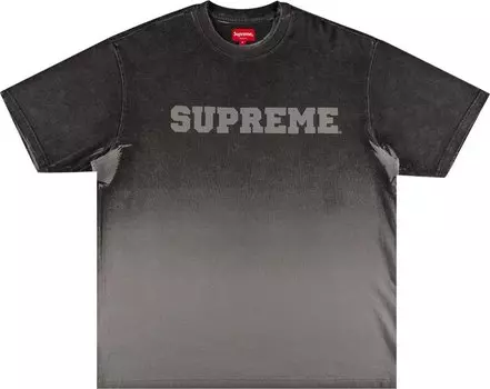 Футболка Supreme Gradient Short-Sleeve Top 'Black', черный