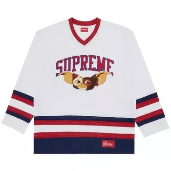 Футболка Supreme Gremlins Hockey Jersey 'White', белый