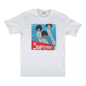 Футболка Supreme Group T-Shirt 'White', белый