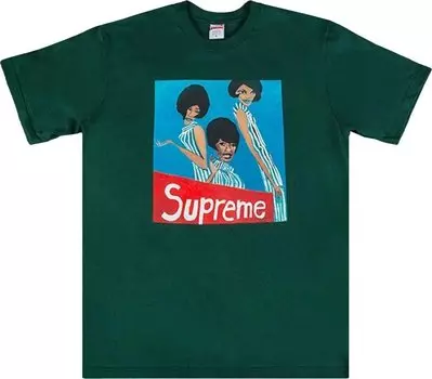 Футболка Supreme Group Tee 'Dark Green', зеленый