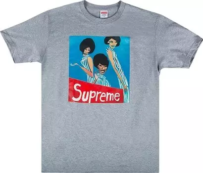Футболка Supreme Group Tee 'Heather Grey', серый