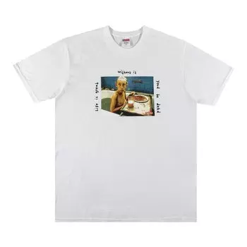 Футболка Supreme Gummo Bathtub Tee 'White', белый