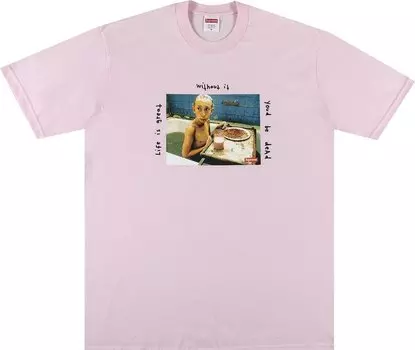 Футболка Supreme Gummo Bathtub Tee 'Light Pink', розовый