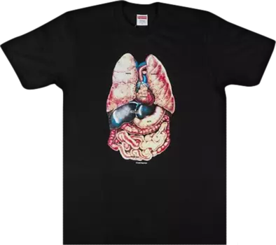 Футболка Supreme Guts T-Shirt 'Black', черный