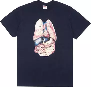 Футболка Supreme Guts Tee 'Navy', синий
