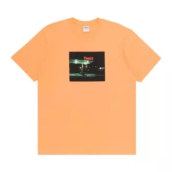 Футболка Supreme Hell Персик